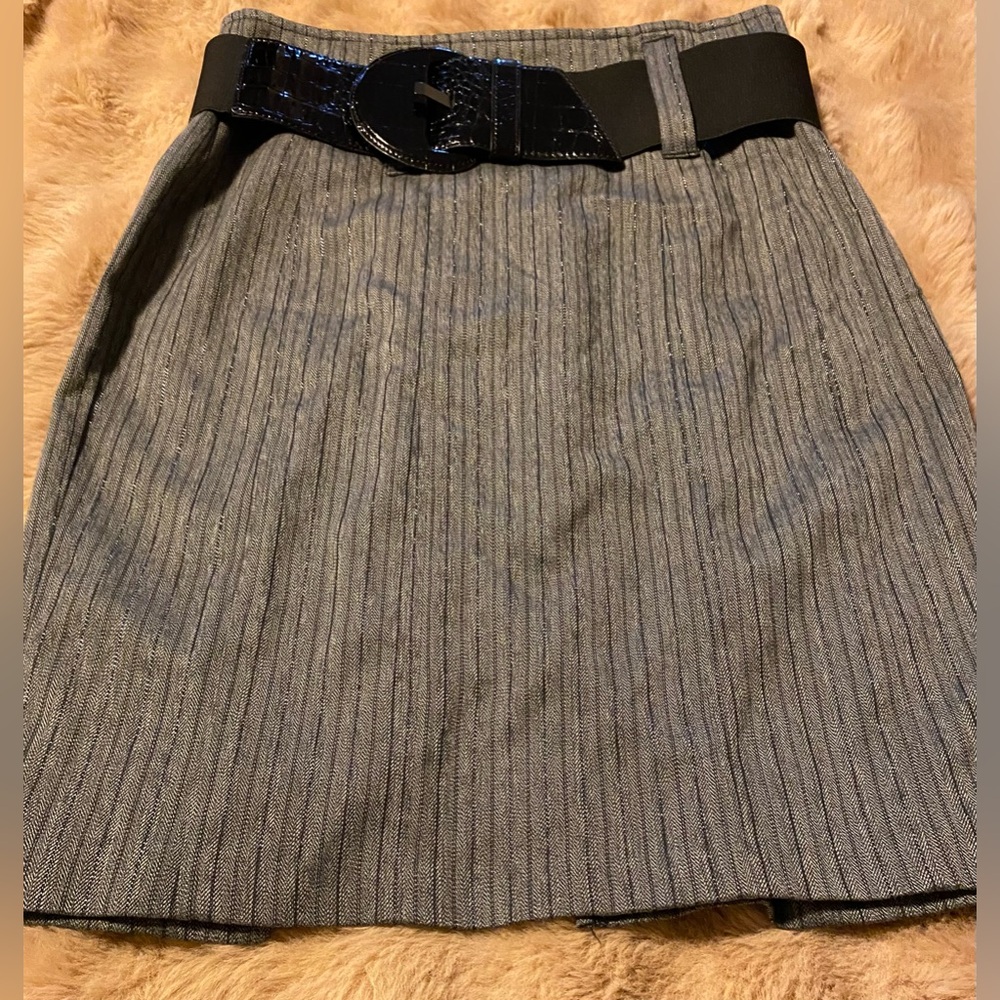 GUESS Jeans stretch belted skirt
